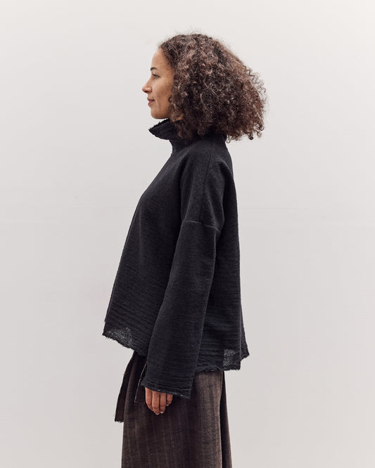 Lotura Top, Textured Ebony
