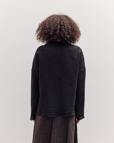 Lotura Top, Textured Ebony