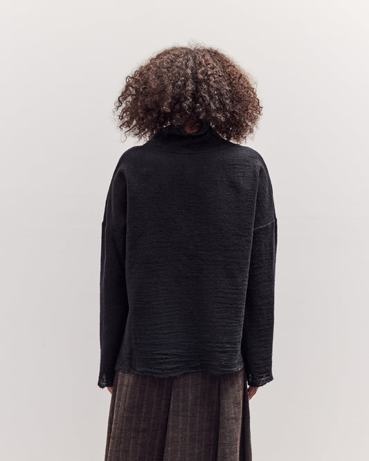 Lotura Top, Textured Ebony