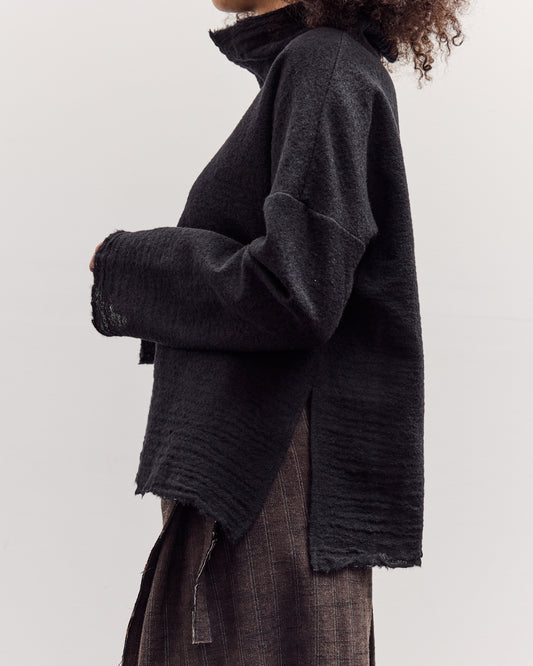 Lotura Top, Textured Ebony