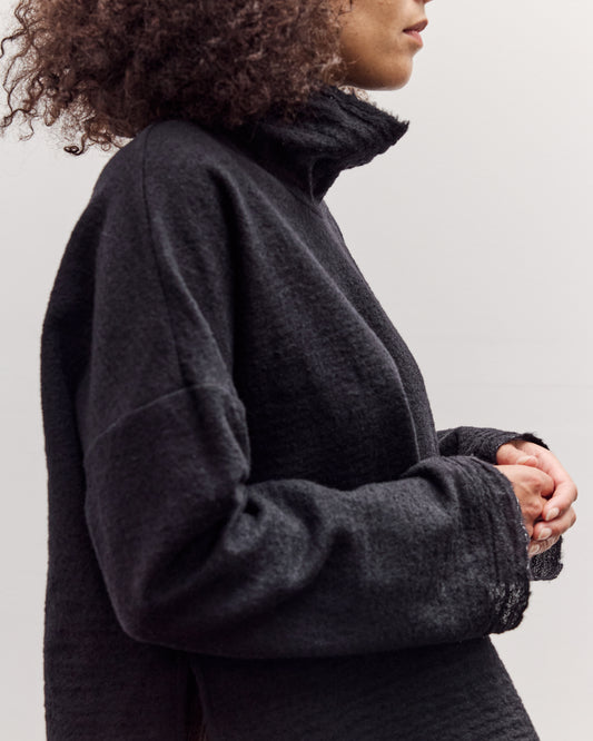 Lotura Top, Textured Ebony
