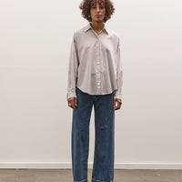 Jesse Kamm Alberta Shirt, Salt Pinstripe