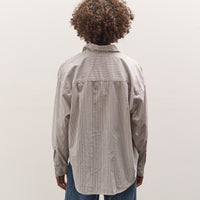 Jesse Kamm Alberta Shirt, Salt Pinstripe