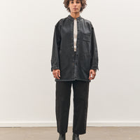 Jesse Kamm Band Collar Okuda Jacket, Black Lacquer