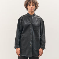 Jesse Kamm Band Collar Okuda Jacket, Black Lacquer