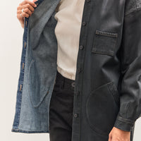 Jesse Kamm Band Collar Okuda Jacket, Black Lacquer