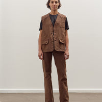 Jesse Kamm Director's Vest, Chocolate Brown