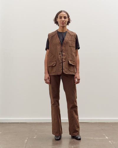 Jesse Kamm Director's Vest, Chocolate Brown