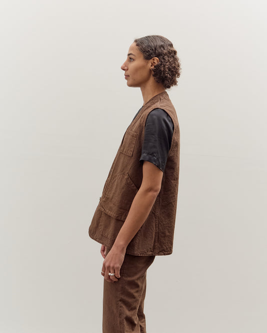 Jesse Kamm Director's Vest, Chocolate Brown