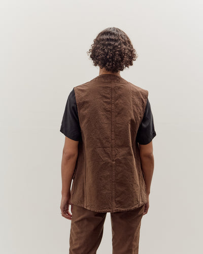 Jesse Kamm Director's Vest, Chocolate Brown