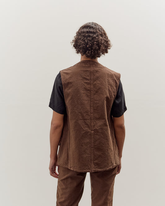 Jesse Kamm Director's Vest, Chocolate Brown