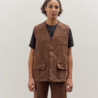 Jesse Kamm Director's Vest, Chocolate Brown