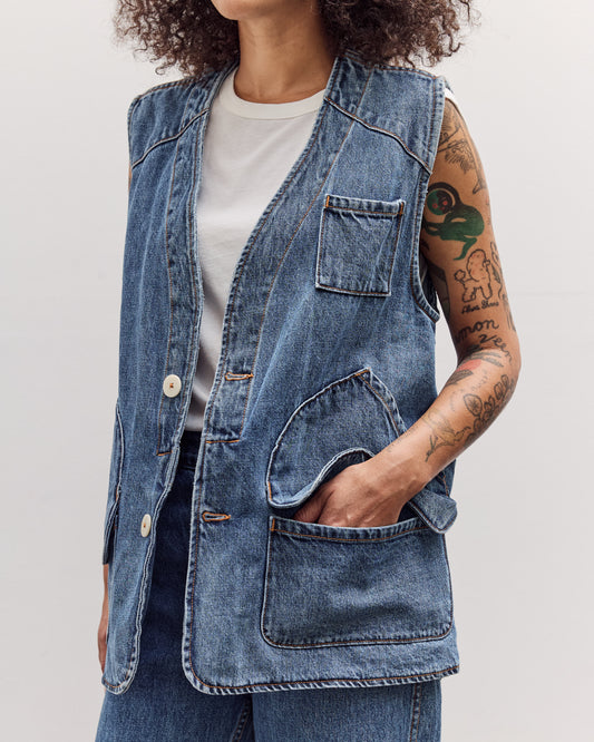Director's Vest, Cowboy Blue