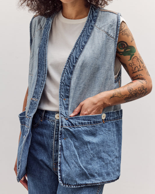 Director's Vest, Cowboy Blue