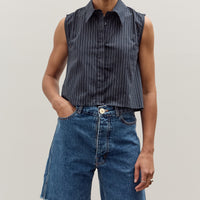 Jesse Kamm Ellis Top, Black Stripe