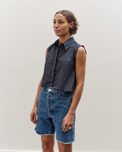 Jesse Kamm Ellis Top, Black Stripe