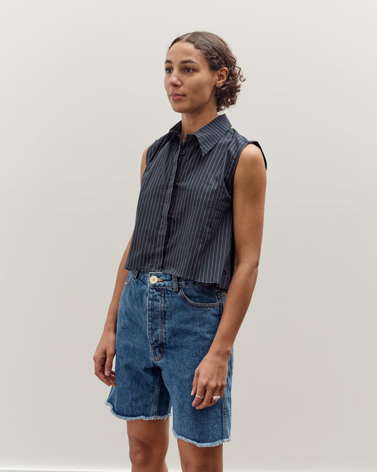Jesse Kamm Ellis Top, Black Stripe