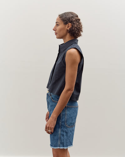 Jesse Kamm Ellis Top, Black Stripe