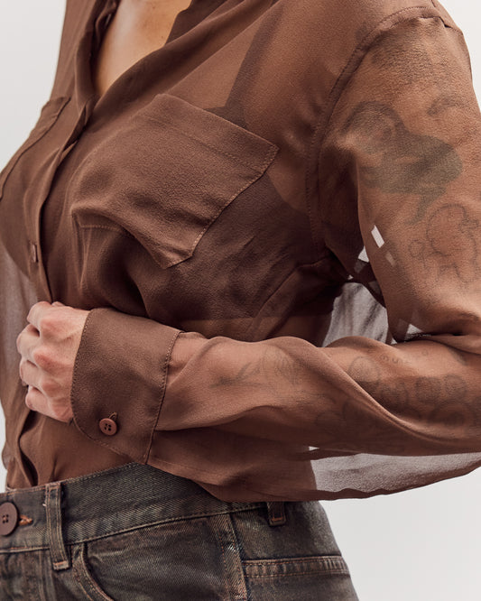 Georgio Button Down, Chocolate