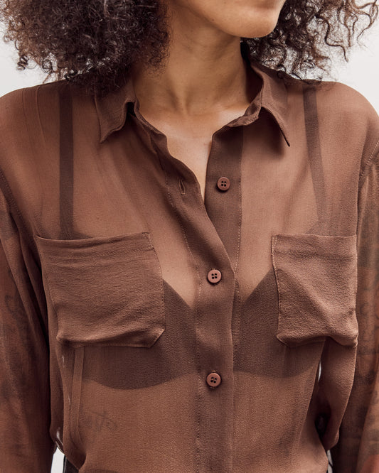 Georgio Button Down, Chocolate