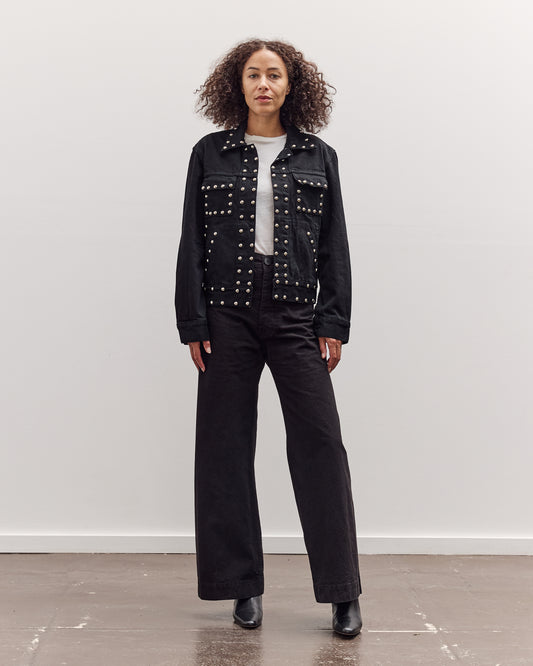Ranch Jacket, Black Studded