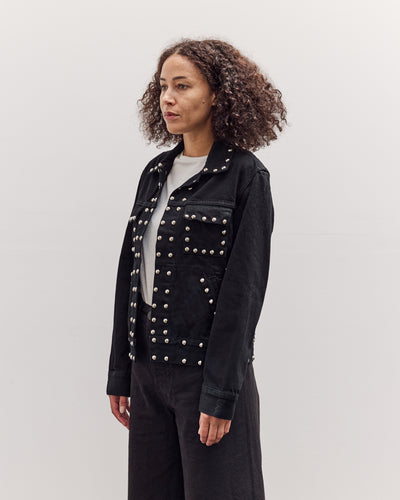 Ranch Jacket, Black Studded