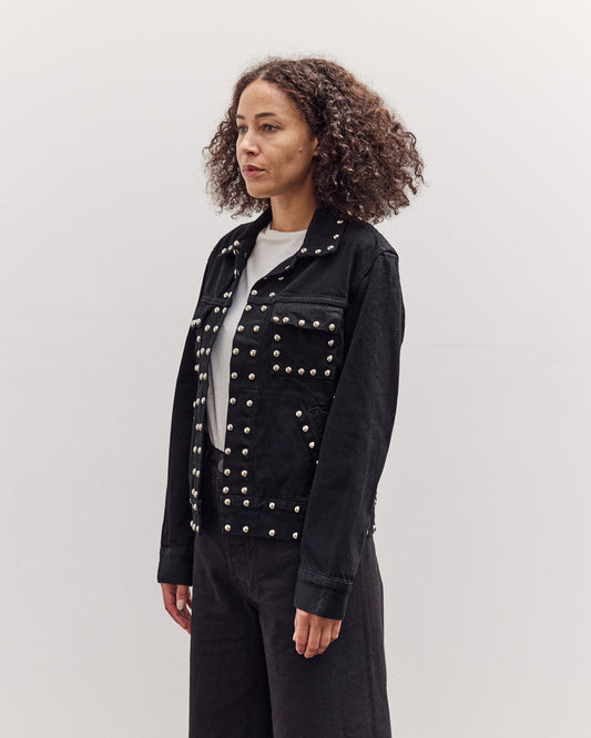 Ranch Jacket, Black Studded