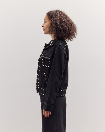 Ranch Jacket, Black Studded