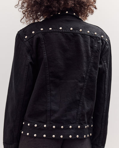 Ranch Jacket, Black Studded