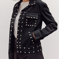 Ranch Jacket, Black Studded