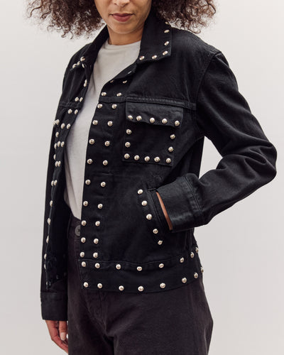 Ranch Jacket, Black Studded