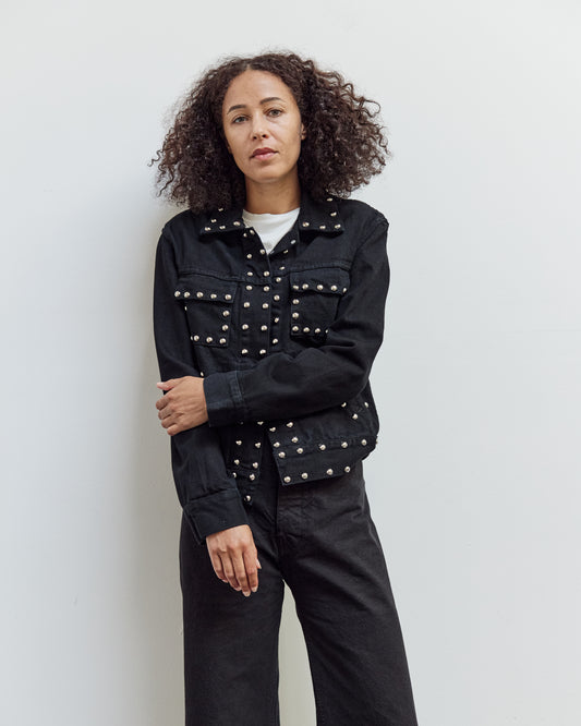 Ranch Jacket, Black Studded
