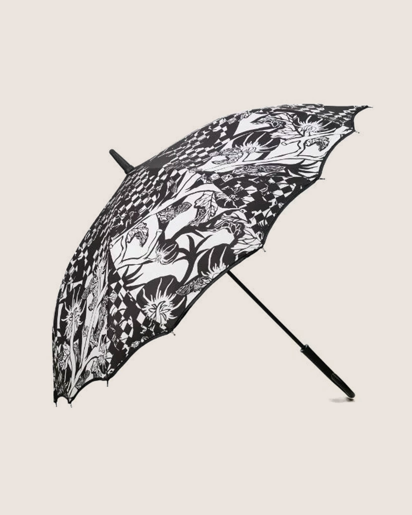 Henrik Vibskov Kalaidoscope Umbrella, Black White