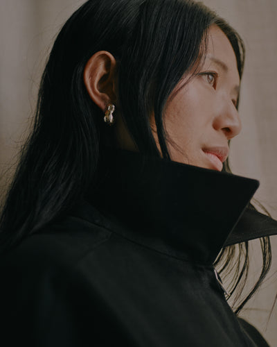 Kara Yoo Willa Studs, Gold Plated Brass