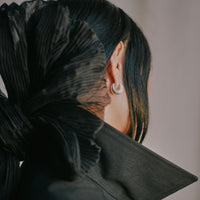 Kara Yoo Hazel Hoops, Sterling Silver