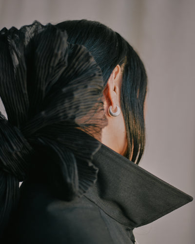 Kara Yoo Hazel Hoops, Sterling Silver