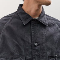 Kapital Unisex 10oz BLKxBLK Denim CACTUS Coverall, Black