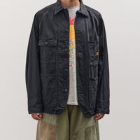 Kapital Unisex 10oz BLKxBLK Denim CACTUS Coverall, Black