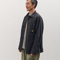 Kapital Unisex 10oz BLKxBLK Denim CACTUS Coverall, Black