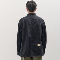 Kapital Unisex 10oz BLKxBLK Denim CACTUS Coverall, Black