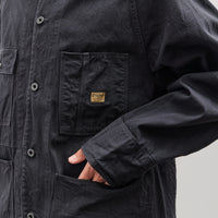 Kapital Unisex 10oz BLKxBLK Denim CACTUS Coverall, Black
