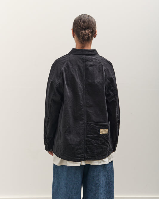 Kapital 10oz BLKxBLK Denim CACTUS Coverall, Black