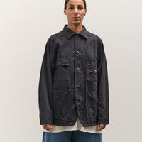 Kapital 10oz BLKxBLK Denim CACTUS Coverall, Black