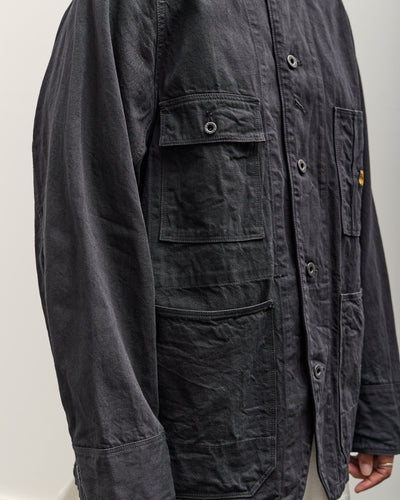 Kapital 10oz BLKxBLK Denim CACTUS Coverall, Black