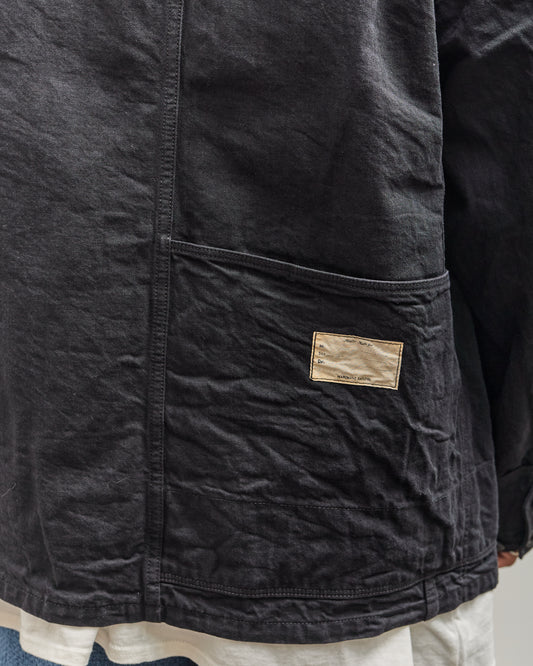 Kapital 10oz BLKxBLK Denim CACTUS Coverall, Black