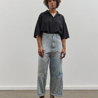 Kapital 10oz Painter PORT Baggy Pants, Hickoree Stripe