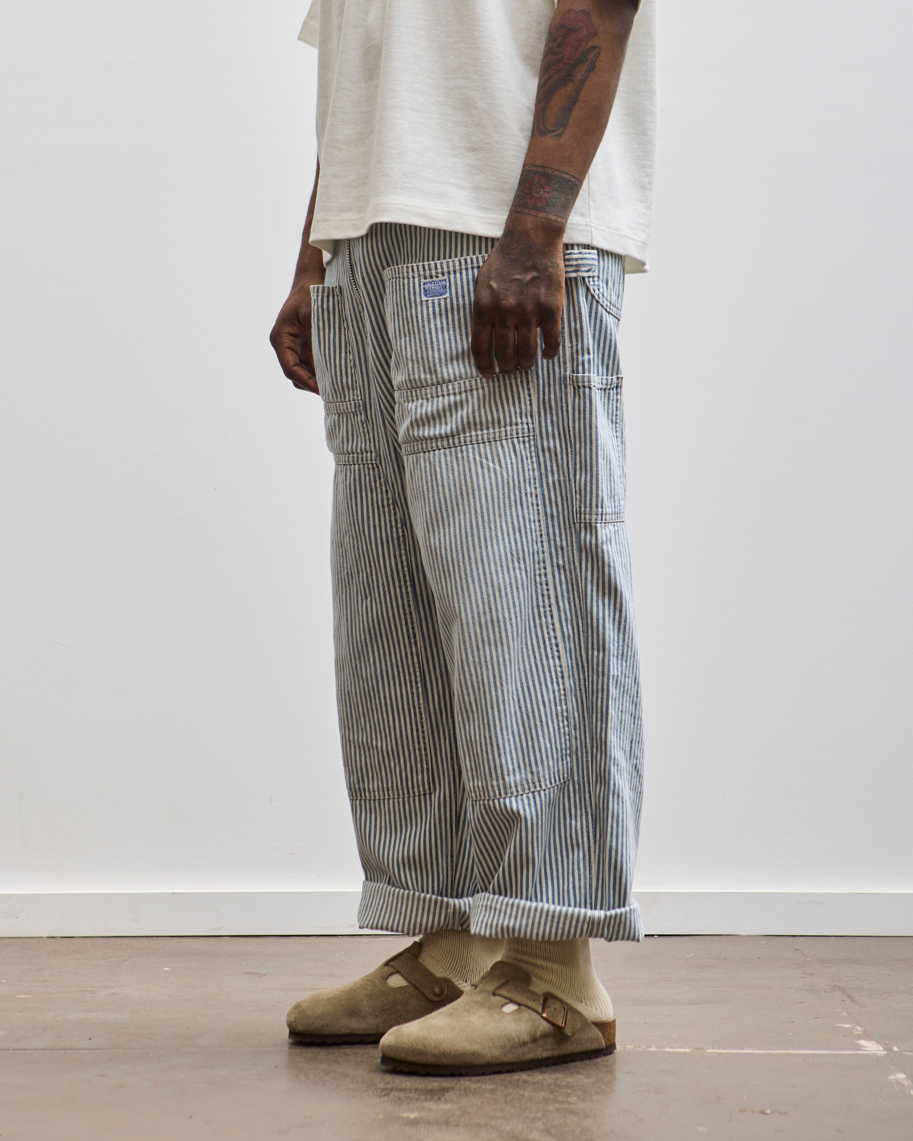 KAPITALパンツ 3 KAPITAL 14oz Denim Nouvelle Shuttle Pants in Black | SVD USA