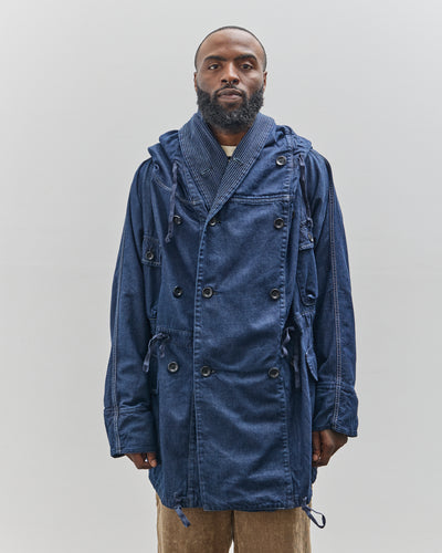 Kapital 10oz Denim Ring Coat, Indigo