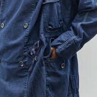 Kapital 10oz Denim Ring Coat, Indigo