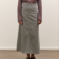 Kapital 10oz Hickoree High Waisted Maxi Skirt, Hickoree